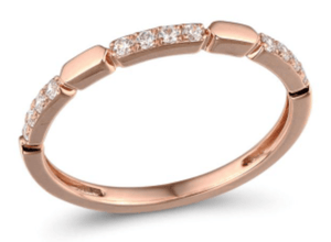 18K Rose Gold Novy Diamond Ring