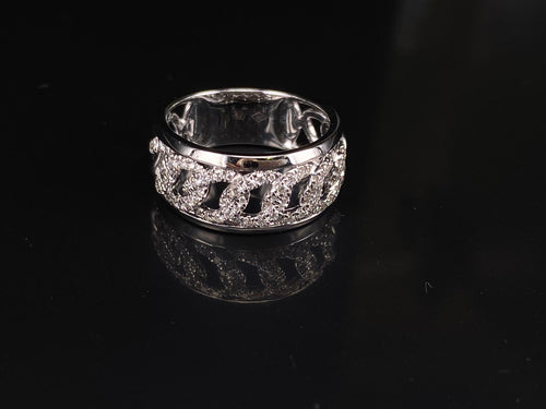 Love Chain Diamond Ring | Zohar Jewels