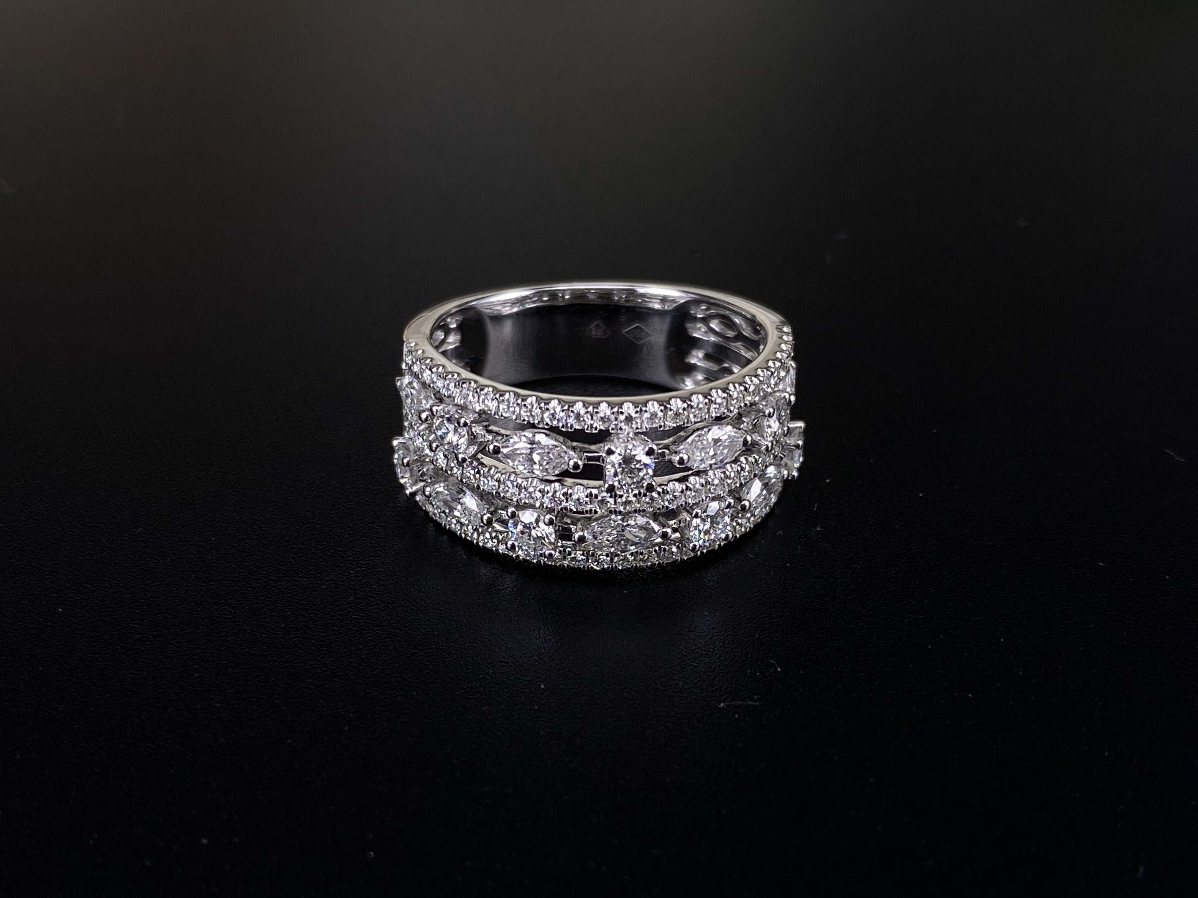 Marquise diamond hot sale cocktail rings